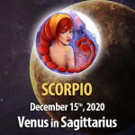 Scorpio - Venus In Sagittarius Horoscope