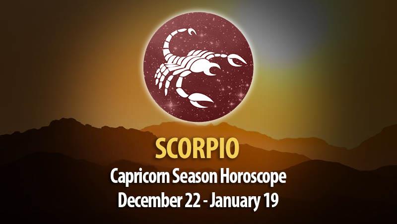 Scorpio - Capricorn Season Horoscope
