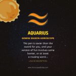 Aquarius - Gemini Season Horoscope