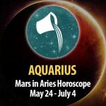 Aquarius - Mars in Aries Horoscope