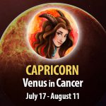Capricorn - Venus in Cancer Horoscope