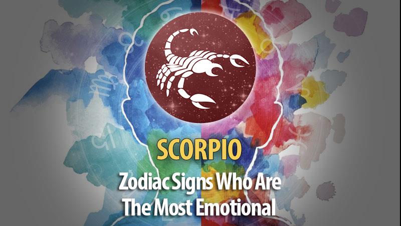 Scorpio - Zodiac Signs Who Are The Most Emotional