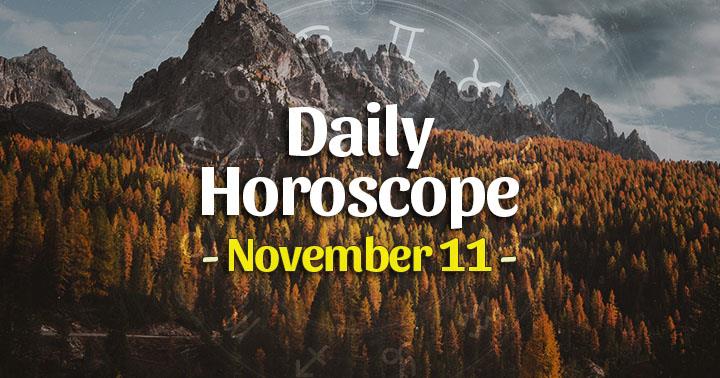 Daily Horoscope Wednesday – November 11, 2020
