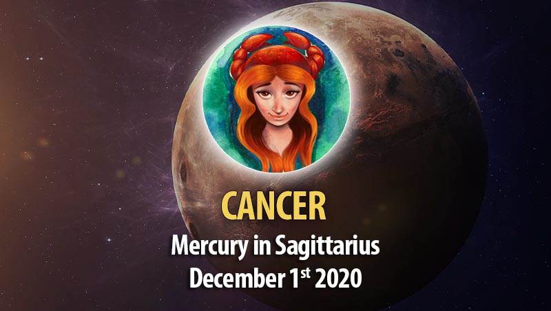 Cancer Mercury in Sagittarius Horoscope