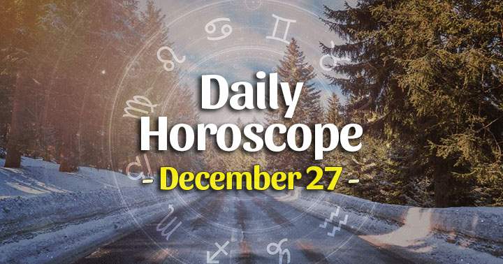 Daily Horoscope Sunday – December 27, 2020