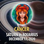 Cancer - Saturn in Aquarius Horoscope