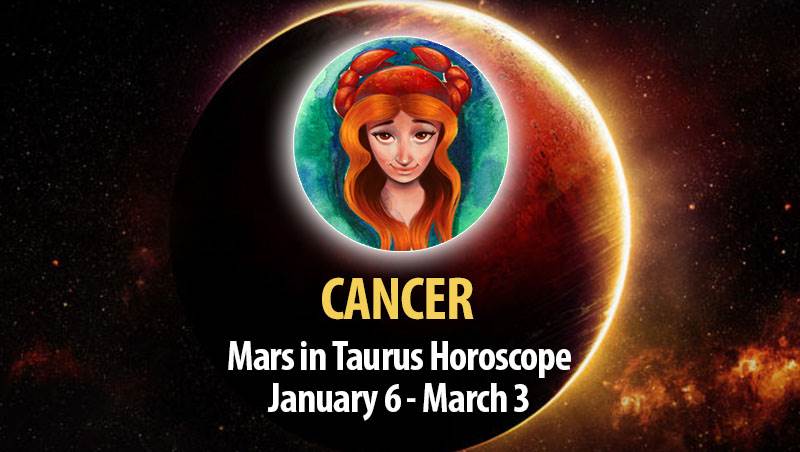 Cancer - Mars in Taurus Horoscope