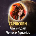 Capricorn - Venus in Aquarius Horoscope