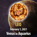 Leo - Venus in Aquarius Horoscope