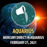 Aquarius - Mercury Direct In Aquarius Horoscope