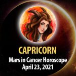 Capricorn - Mars in Cancer Horoscope