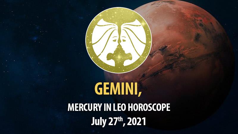 Gemini - Mercury in Leo Horoscope