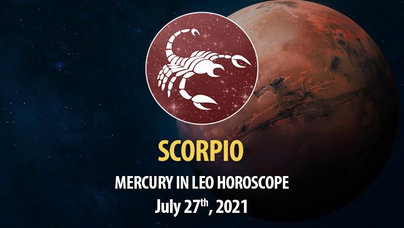 Scorpio - Mercury in Leo Horoscope