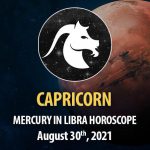 Capricorn - Mercury in Libra Horoscopes