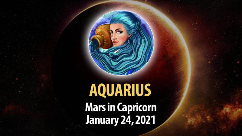 Aquarius - Mars in Capricorn Horoscope