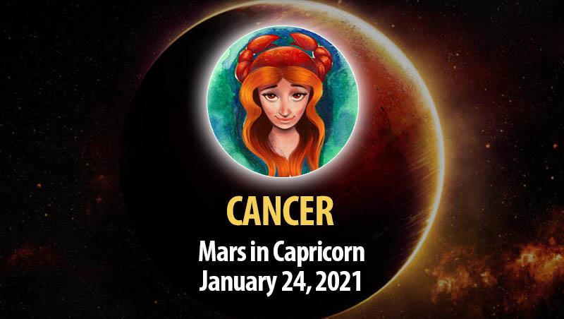 Cancer - Mars in Capricorn Horoscope