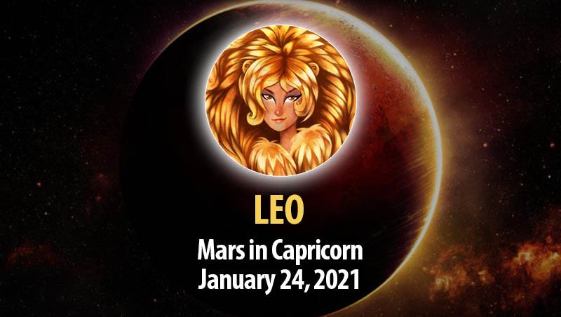 Leo - Mars in Capricorn Horoscope