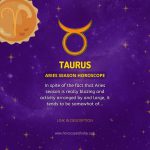 Taurus - Aries Season Horoscope