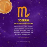 Scorpio - Aries Season Horoscope