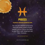Pisces - Sun in Taurus Horoscope