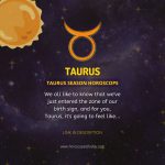 Taurus - Sun in Taurus Horoscope