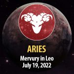 Aries - Mercury in Leo Horoscope