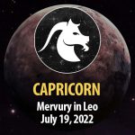 Capricorn - Mercury in Leo Horoscope
