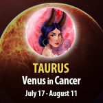 Taurus - Venus in Cancer Horoscope