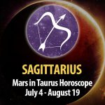 Sagittarius - Mars in Taurus Horoscope