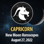 Capricorn - New Moon Horoscope August 27, 2022