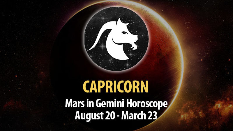 Capricorn - Mars in Gemini Horoscope