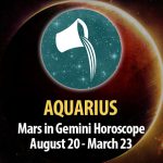 Aquarius - Mars in Gemini Horoscope