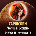 Capricorn - Venus in Scorpio Horoscope