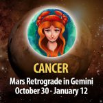 Cancer - Mars Retrograde in Gemini Horoscope