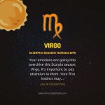 Virgo - Sun in Scorpio Season Horoscope