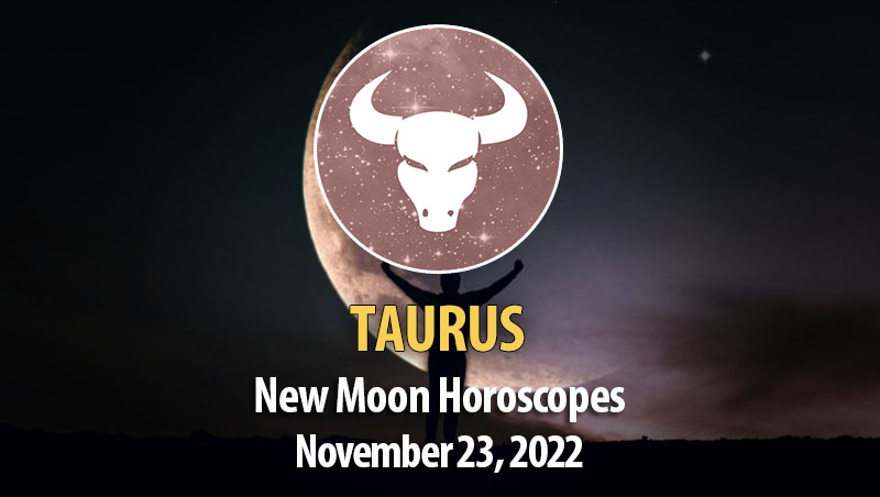 Taurus - New Moon Horoscope November 23, 2022