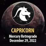 Capricorn - Mercury Retrograde December 29, 2022