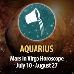 Aquarius - Mars in Virgo Horoscope