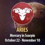 Aries - Mercury in Scorpio Horoscope