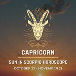 Capricorn - Sun in Scorpio Horoscope