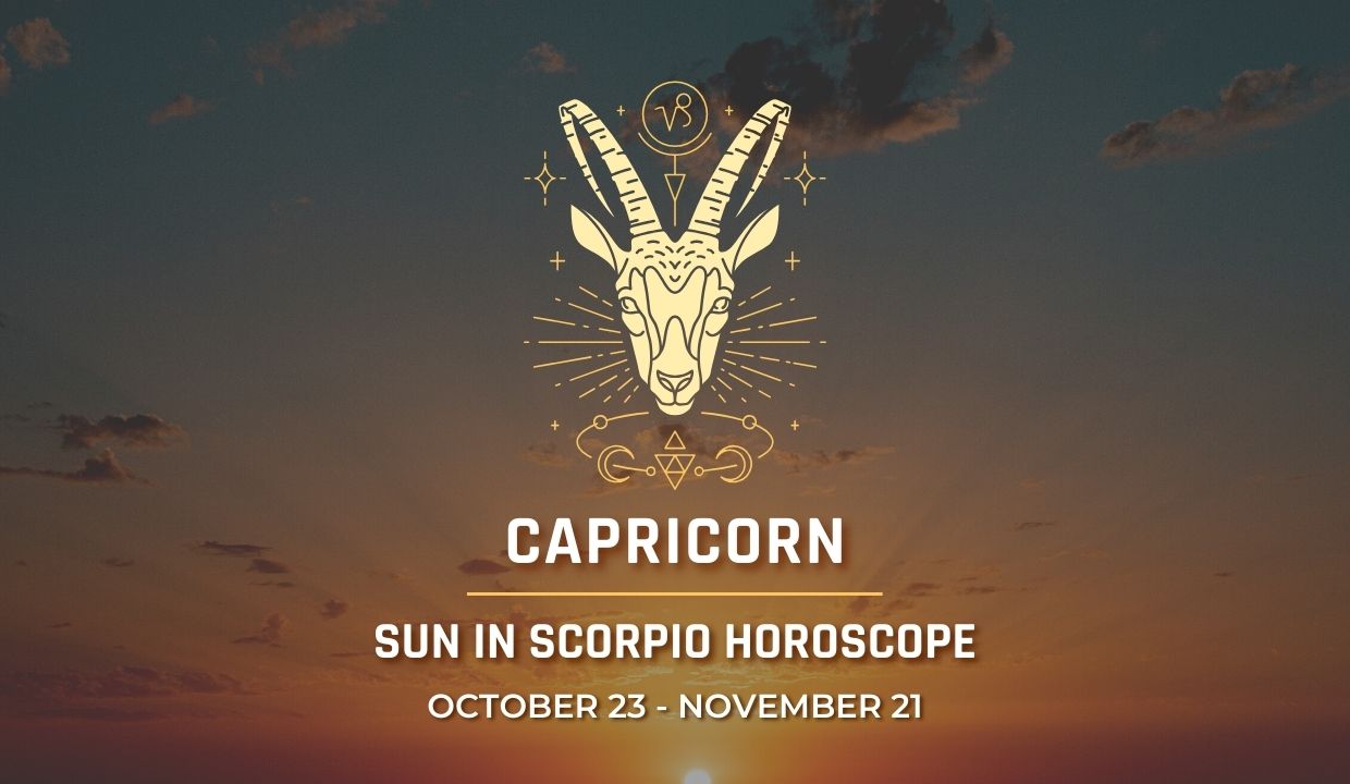 Capricorn - Sun in Scorpio Horoscope