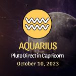 Aquarius - Pluto in Direct in Capricorn Horoscope