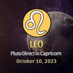 Leo - Pluto in Direct in Capricorn Horoscope