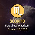 Scorpio - Pluto in Direct in Capricorn Horoscope