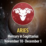 Aries - Mercury in Sagittarius Horoscope