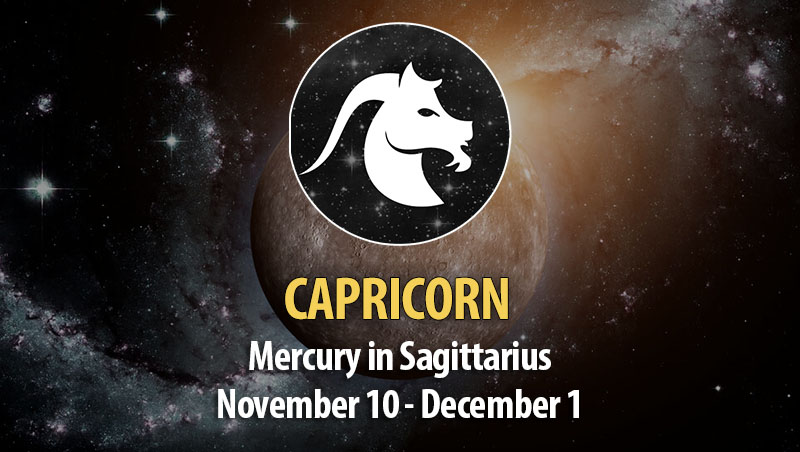 Capricorn - Mercury in Sagittarius Horoscope