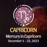 Capricorn - Mercury in Capricorn Horoscope
