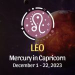 Leo - Mercury in Capricorn Horoscope