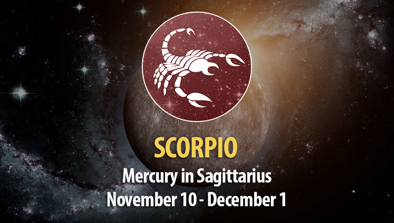 Scorpio - Mercury in Sagittarius Horoscope