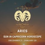 Aries - Sun in Capricorn Horoscope